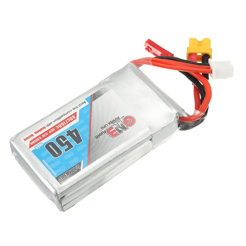Перезаряжаемые Lipo Батарея Gaoneng GNB 11,1 V 450 мА/ч, детская одежда на рост 80, 160C 3 S Lipo Батарея JST/XT30 штепсельной вилки