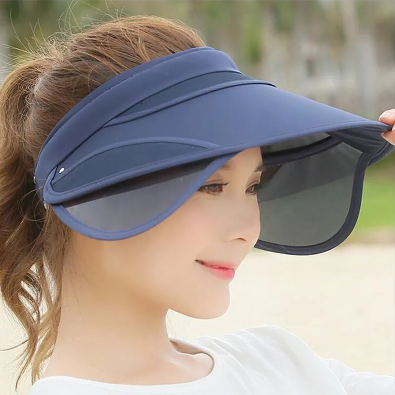 Folding Hat Lady Korean Hat Summer Empty Travel Along Uv Sun Hat Adult