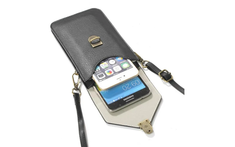 Универсальный шеи бумажник кошелек, кожаный чехол для Iphone 7 6s Plus телефон сумка карман для xiaomi MAX MIX Redmi 4x Чехол кошелек