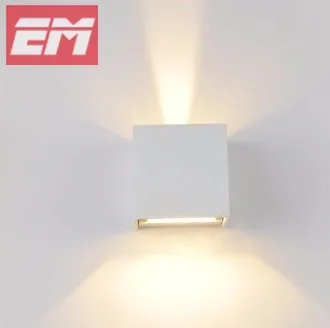 IP65-Waterproof-Outdoor-Wall-Lamp-10-10-10cm-6W-Led-White-ABS-Up-Down-Lighting-Bathroom