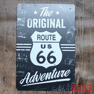 Route 66 \ автобус \ пить \ Поэзия металлические знаки Подарок паб Wall art Живопись Плакат Бар Паб Craft Декор заказ смешивания 20*30 см - Цвет: 12