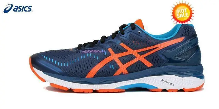 Новая горячая распродажа ASICS GEL-KAYANO 23 Мужская устойчивая обувь для бега спортивная обувь кроссовки