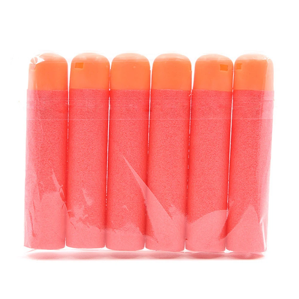 EVA 30Pcs 9.5cm Red Sniper Rifle Darts Bullets for Nerf Mega Kids Toy Gun Foam Refill Darts Big Hole Head Bullets Gift Pistol