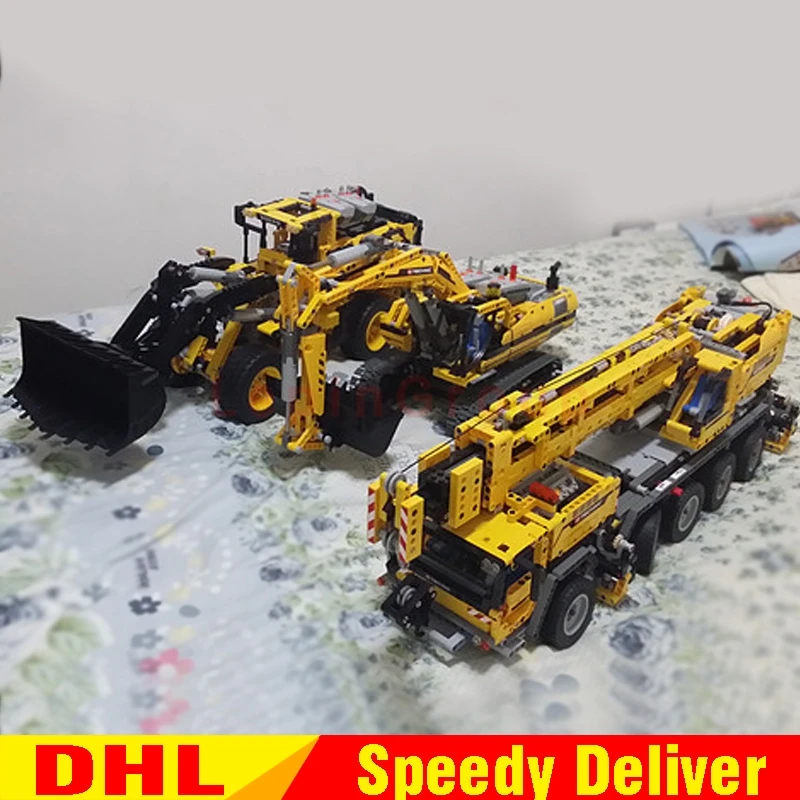 

LP 20007 EPIN 20006 L350F wheel loader LP 20004 Crane Mk II Model Building Set Blocks Bricks Toys 42030 42009