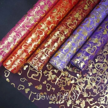 

48cm 5Yards/roll Shiny Love Tulle Yarn Flowers Packaging Wrapping Paper Packing Materials Wedding Decoration Festive Supplies