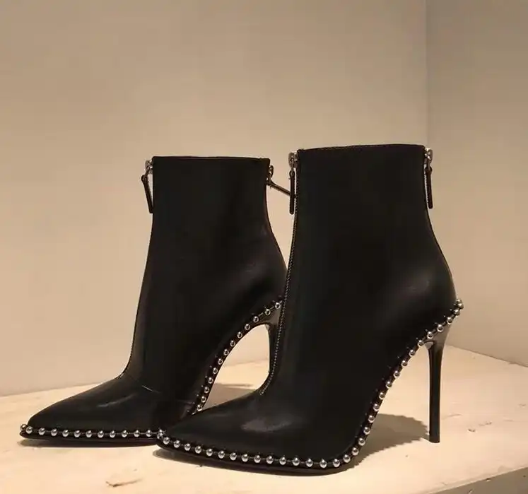 designer studded boots