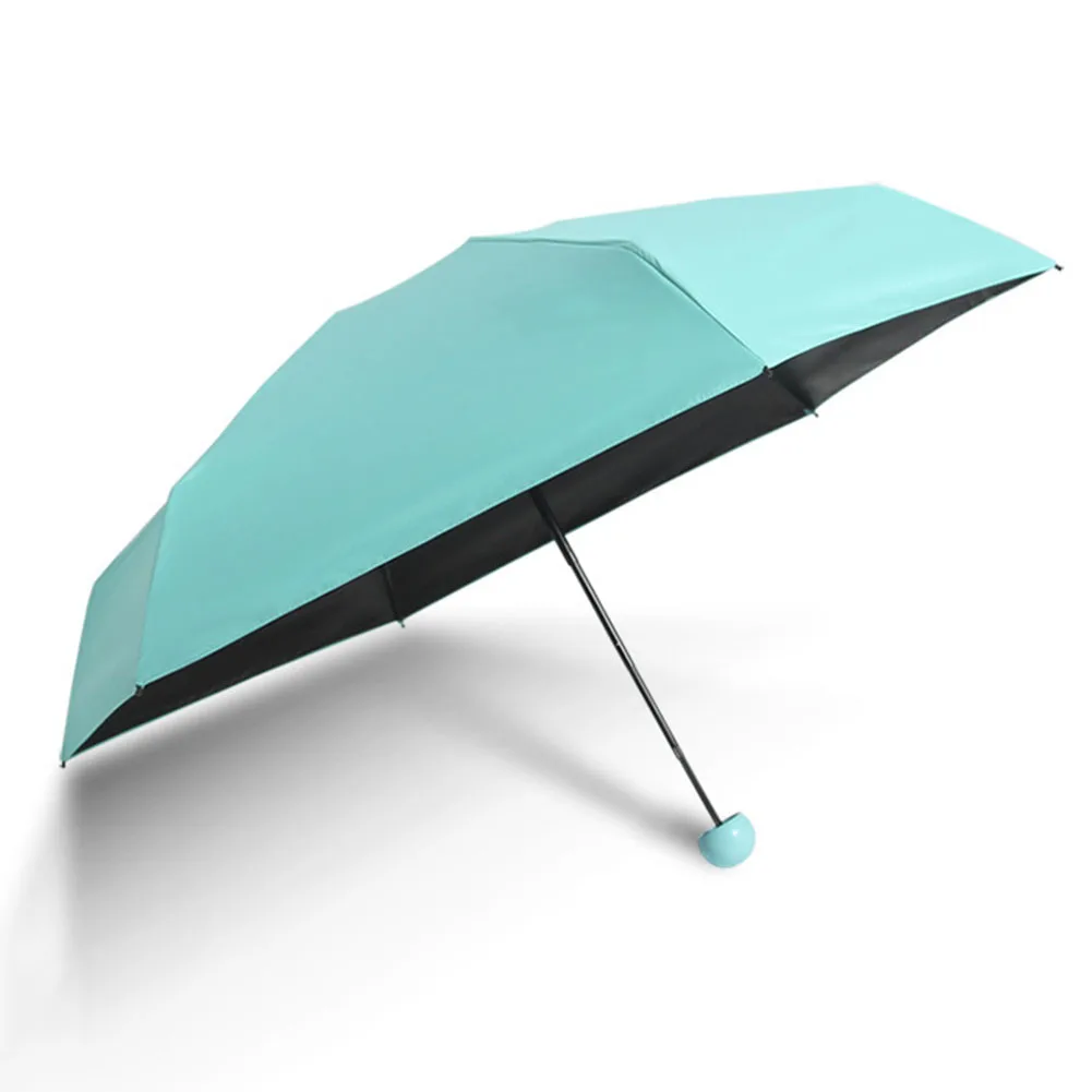 Горячее предложение небольшой складной зонт uv-доказательство Водонепроницаемый мини-зонтик Портативный путешествия солнце дождь Зонтики