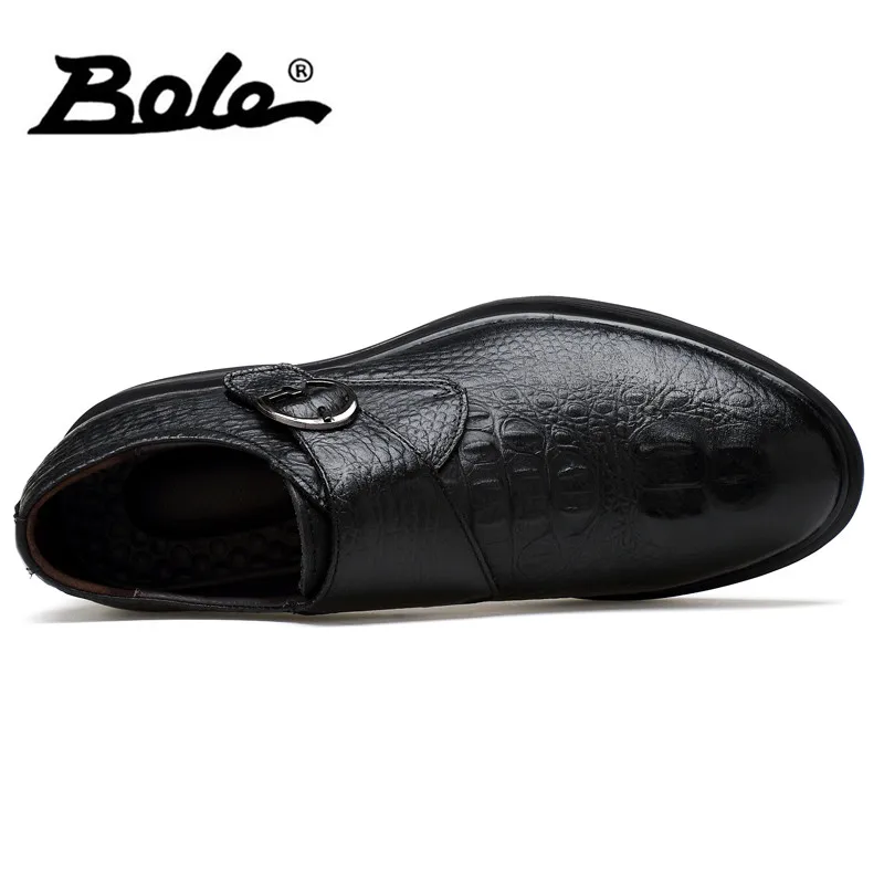 marron Véritable Chaussures Croissante Slip black 35 Hommes Robe Hauteur Bole Casual brown Mode Toe Cuir Point Sur Taille Grande Noir 48 En uwZiPTOklX