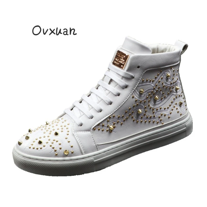 fancy high top sneakers