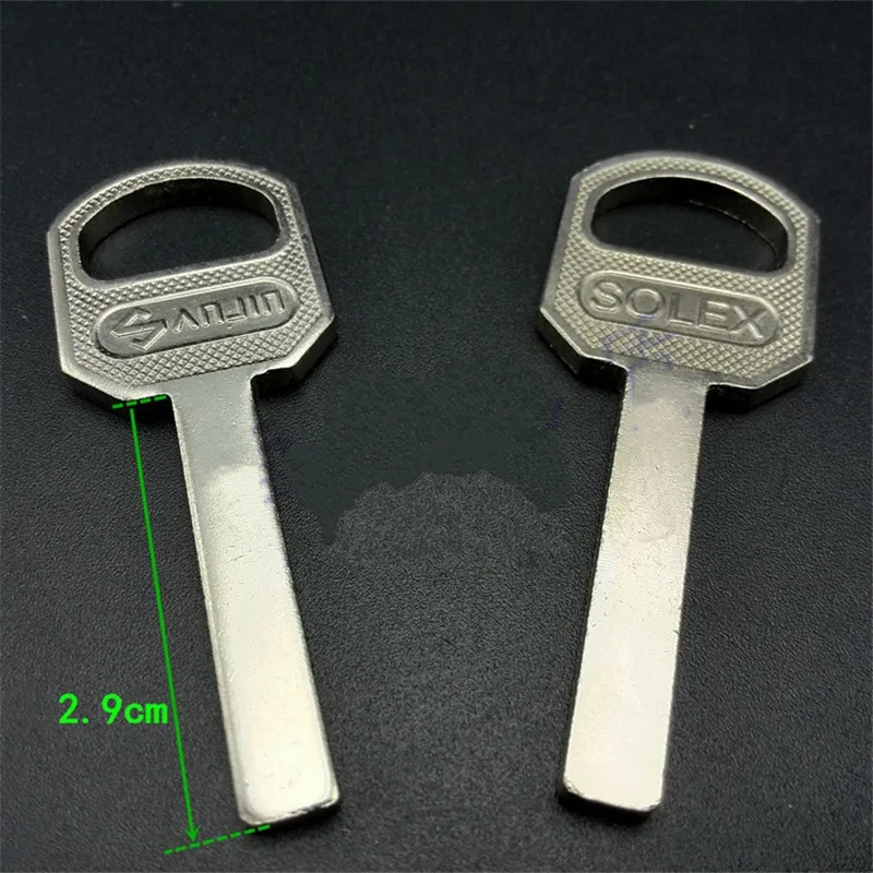

10 Pcs Disc Type Padlock Key Blank Locksmith Tools Part