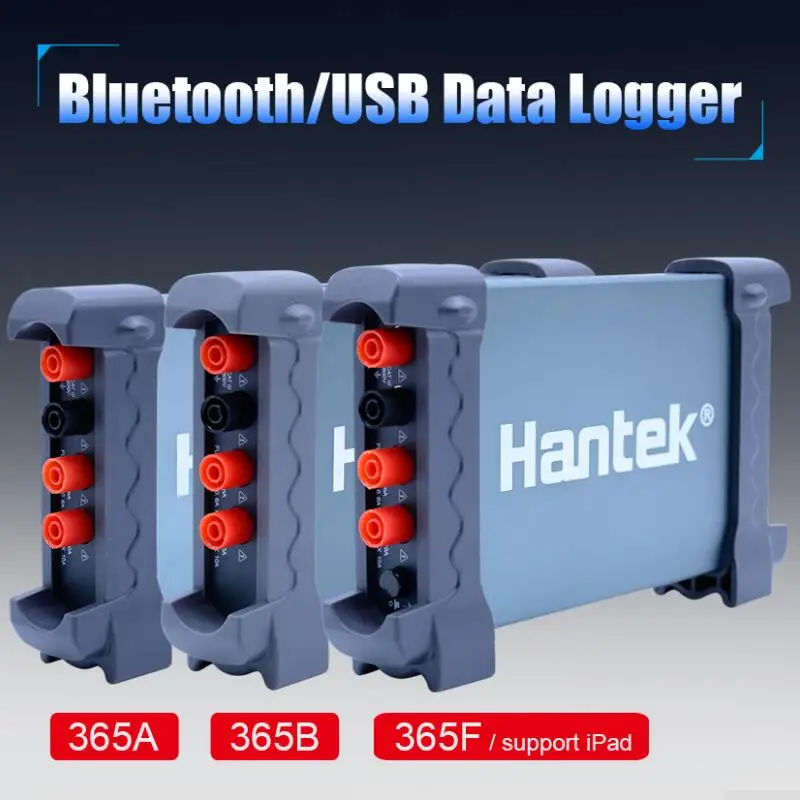 Hantek 365A/B/F PC USB цифровой регистратор данных Регистратор bluetooth регистраторы мультиметр Напряжение Ток Сопротивление температура тестер