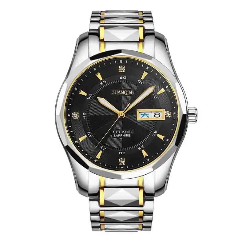 

Waterproof Automatic Surface High Archives Man Business Affairs Wrist Watch Tungsten Steel Mechanics Wrist Watch gj16013