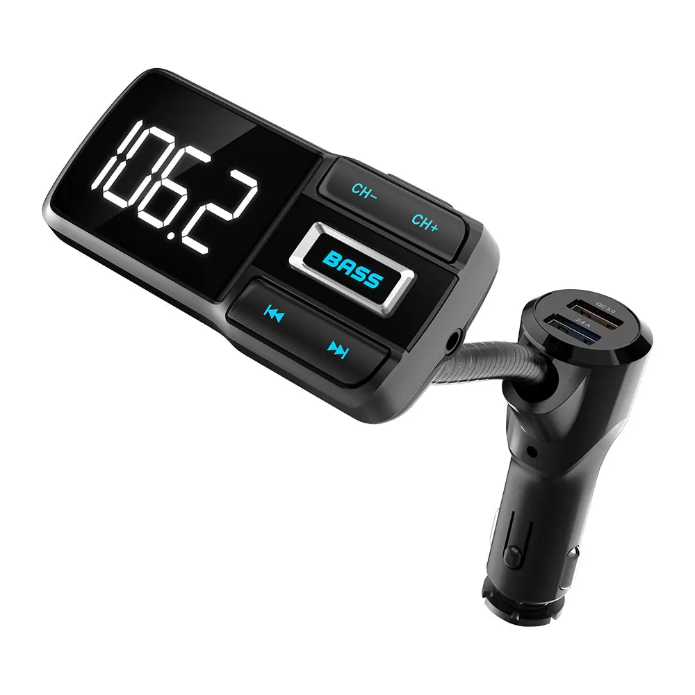 Бас fm-передатчик Handsfree Bluetooth портативная TF карта BT77D двойной USB Bluetooth MP3