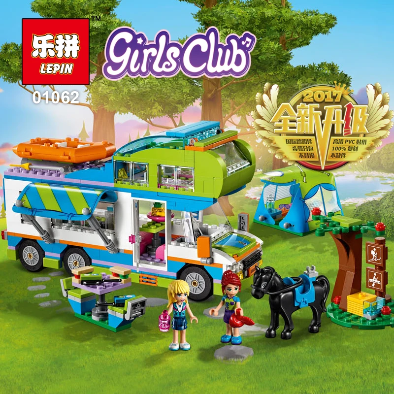 Beste 2018 Lepin 01062 Goede Vrienden Meisje Serie De Camper Bouwstenen Bakstenen Grappige Speelgoed Als Kinderen LegoINGlys vrienden 41339