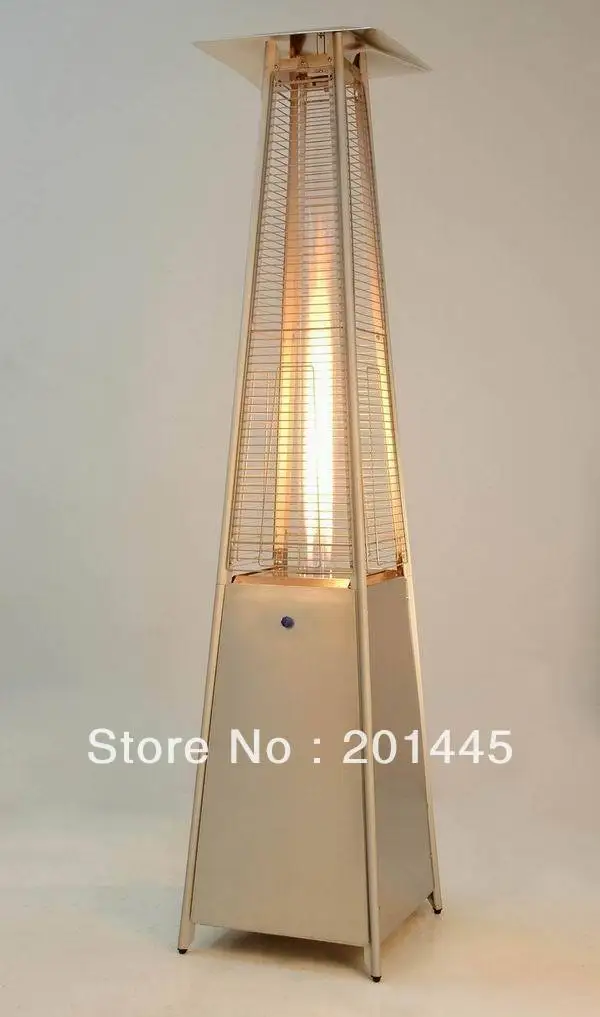 Gas Patio Heater Flame Patio Heater Pyramid Triangle Glass Tube Flame