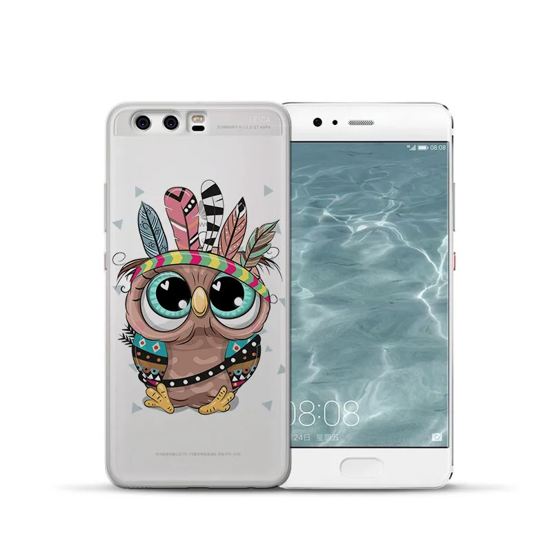 1517 Роскошные кошка мультфильм сова для Huawei Mate 9 10 20 P8 P9 P10 P20 P30 P Smart Lite Plus Pro чехол для телефона чехол Чехол-футляр - Цвет: 1517