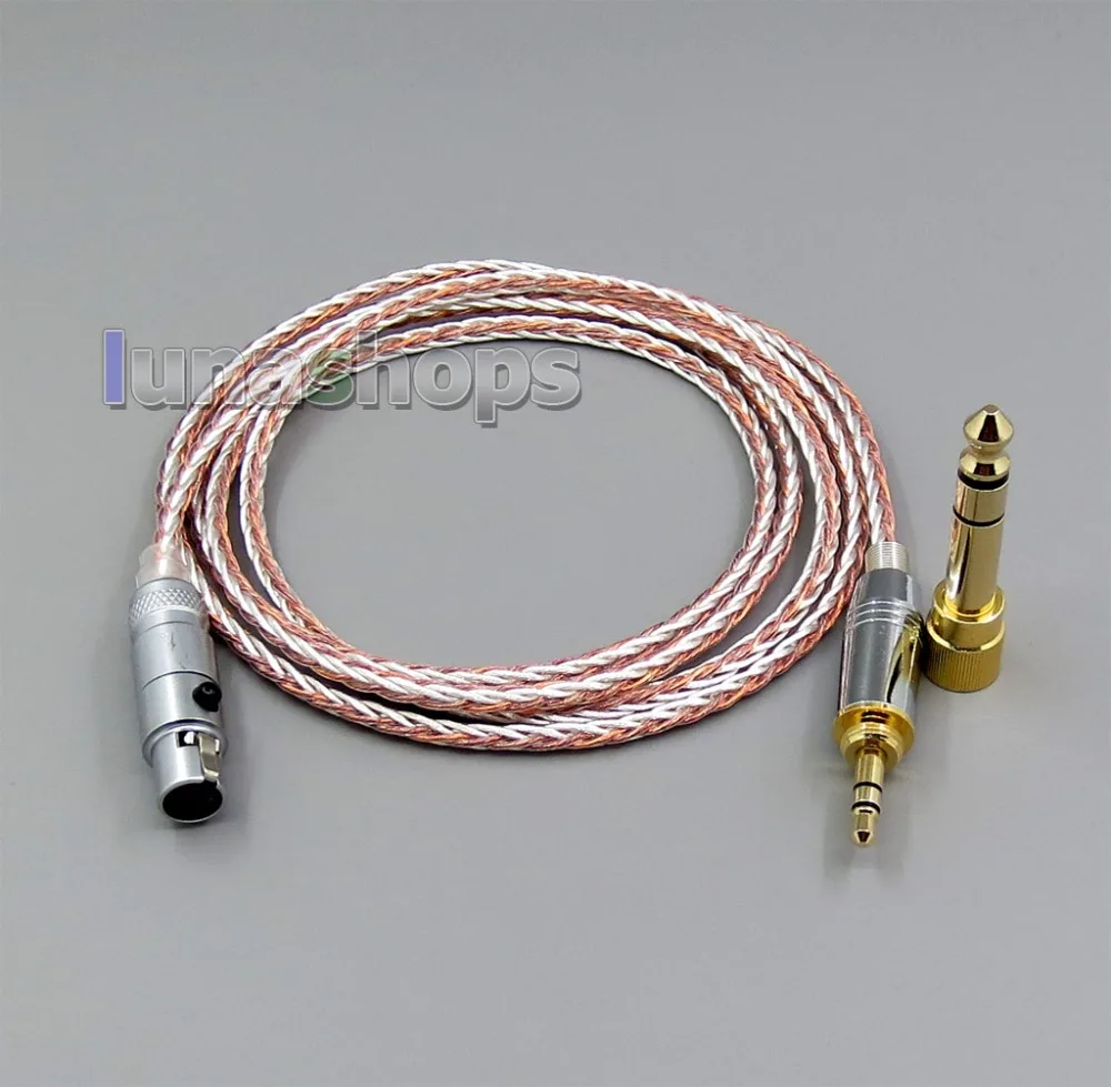 LN005424 800 серебряной проволоки+ OCC сплав Tefl AFT наушники кабель для AK G Q701 K702 K271s 240 s K271 K272 K240 K141 K171 K181 K26