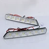 Feux de jour pour Mitsubishi ASX 2010 2011 2012, 2 pièces, LED DRL, lumière blanche, feux d'avertissement ► Photo 3/6