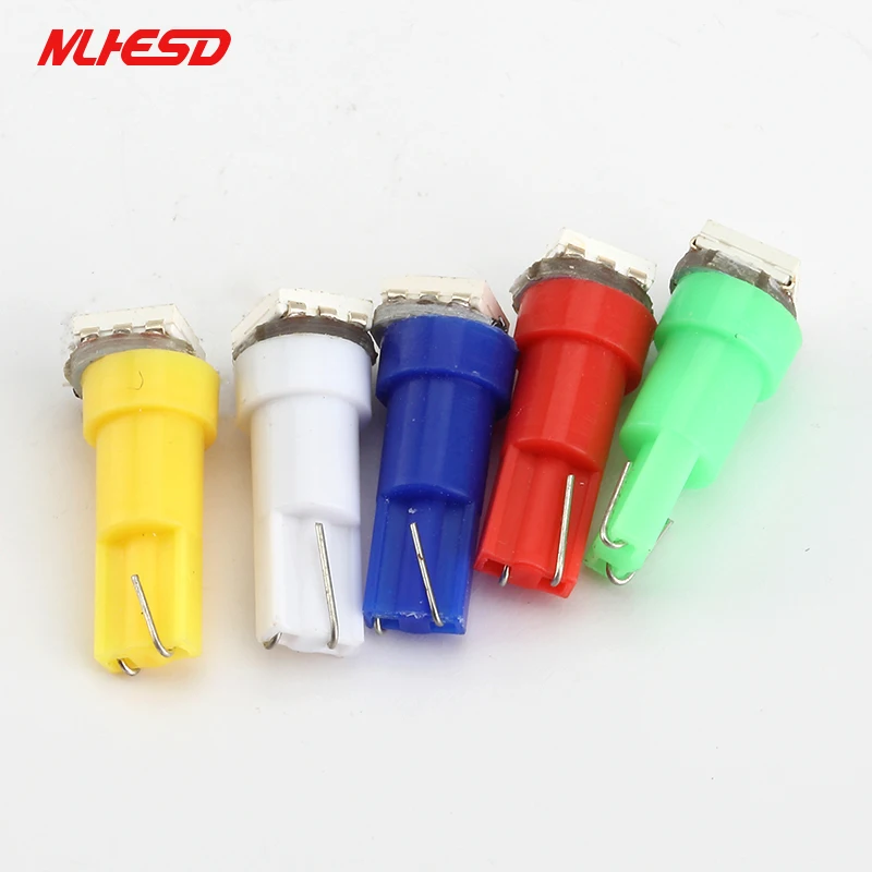 T5 led 5050 1SMD t5 лампа с клиновидной основой для приборных панелей (калибровочных