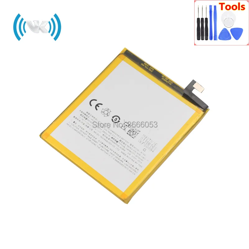 VK новый 2800 mAh/10.78Wh 3 8 V BT68 запасная батарея для Mei zu M3S Mini Meilan мобильный литий