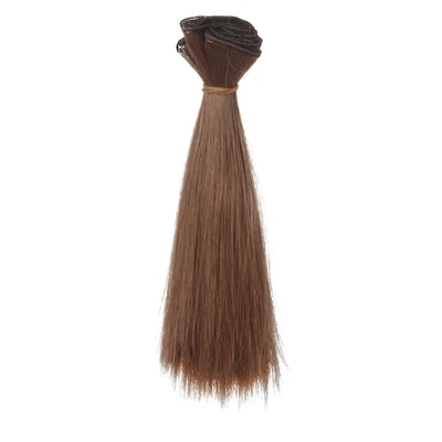 1 шт. 15 см* 100 см естественные прямые волосы для куклы BJD/SD куклы DIY высокотемпературные кукольные парики