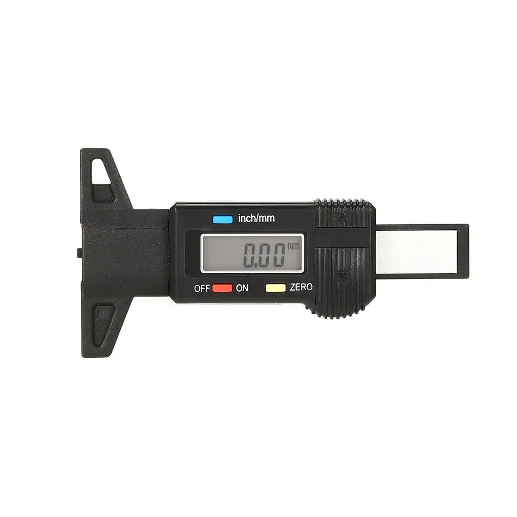 Digital depth gauge caliper tread depth gauge LCD Tyre tread gauge for Car Tire 0 25mm/0.01mm