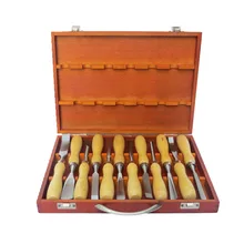 12 шт./компл. 6/12/13/14/16/17 мм резьба по дереву ручная Комплект инструменты для работы с деревом долото резчики нож для гравировки в коробке долото ручной инструмент