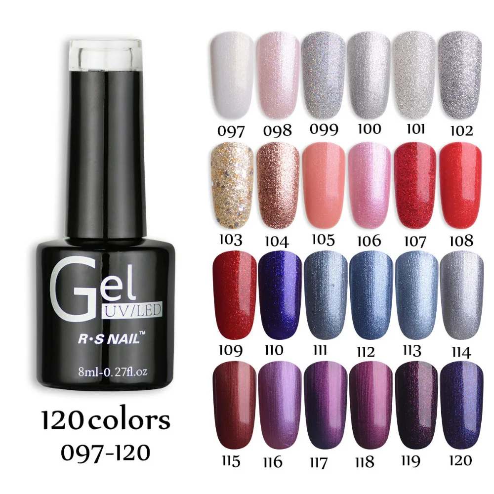 Juego de esmalte de uñas RS Gel de un paso 3 en 1 laca de Gel Color UV de larga duración 120 colores n. ° 001-060 barniz de Gel de resina 8 ML (1) Juego de esmalte de uñas RS Gel de un paso 3 en 1 laca de Gel Color UV de larga duración 120 colores n. ° 001-060 barniz de Gel de resina 8 ML (1)