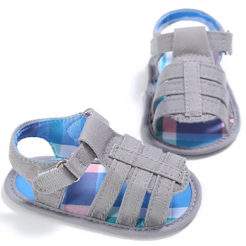 Летние сандалии для новорожденных; обувь для маленьких девочек и мальчиков; детские тапочки для детей 0-18 месяцев