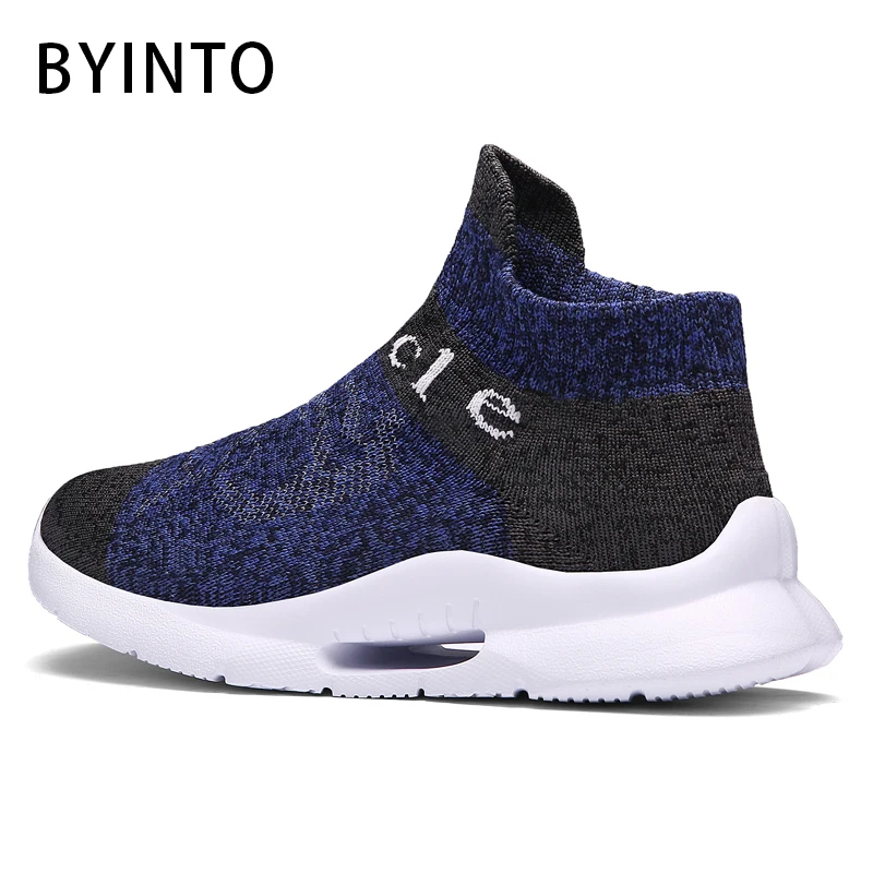 

Kids' Sneakers Air Mesh Breathable Ultra Light Weight Students Running Athletic Slip-on Socks Sports Shoes for Boy Girl Child