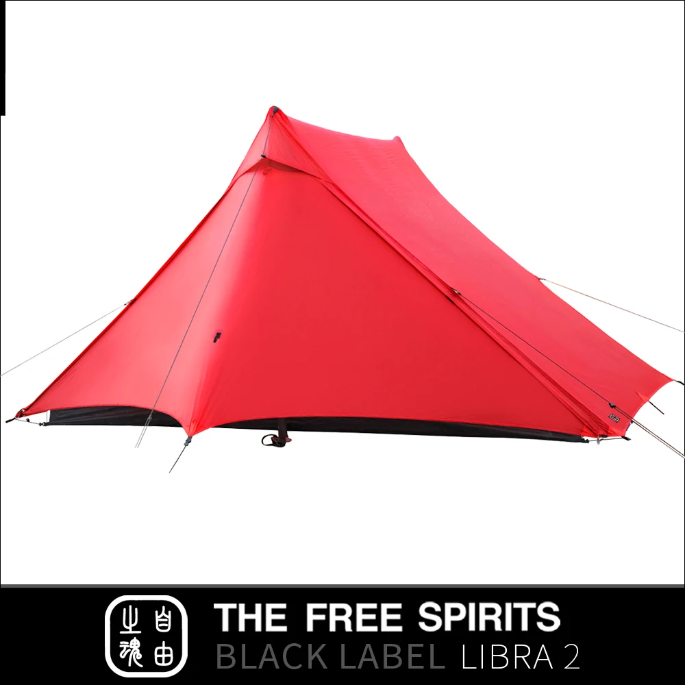 

The Free Spirits TFS Libra2 Tent 20D nylon bothside silicon coating 2-Person Outdoor Ultralight Hiking Camping 3-Season Rodless