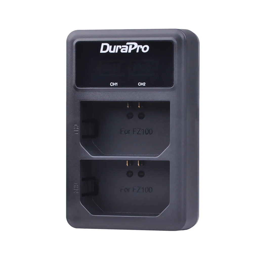 

Durapro 1pc LED USB Dual Charger for Sony NP-FZ100 NP FZ100 BC-QZ1 Alpha 9 Alpha 9R Sony Alpha 9S series Digital Camera