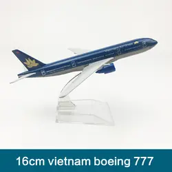 16 см Вьетнам Airlines модель самолета B777 Вьетнам Boeing 777 Airbus Airways модель металлического самолета Творческий День рождения праздничные подарки