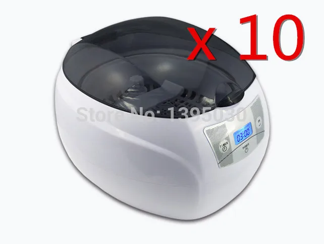 

10PCS/Lots  New Digital JP-900S 110/220V Ultrasonic Cleaner Jewelry Bath Household 750ml 50W LED Lighting