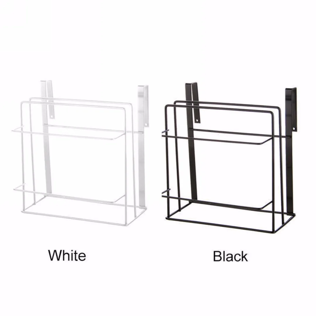 JX-LCLYL Over Door Hook Hanger Cutting Board Holder Stand Storage Kitchen Organizer Rack