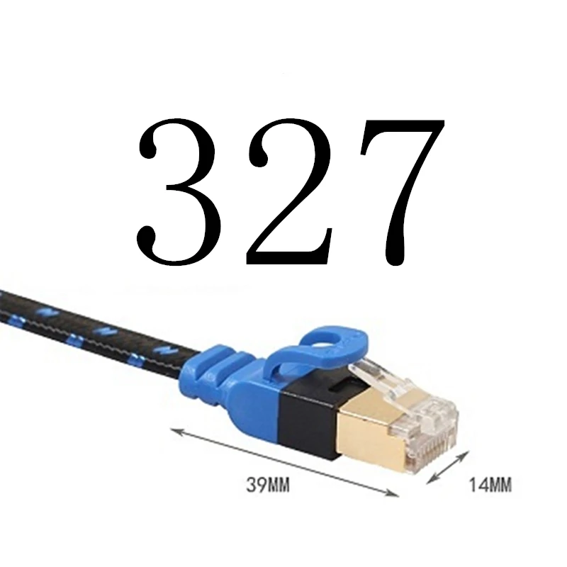 

327# MEIBAI WS CAT5 Flat Ethernet Cable Networking Ethernet Patch Cord LAN Cable CAT5