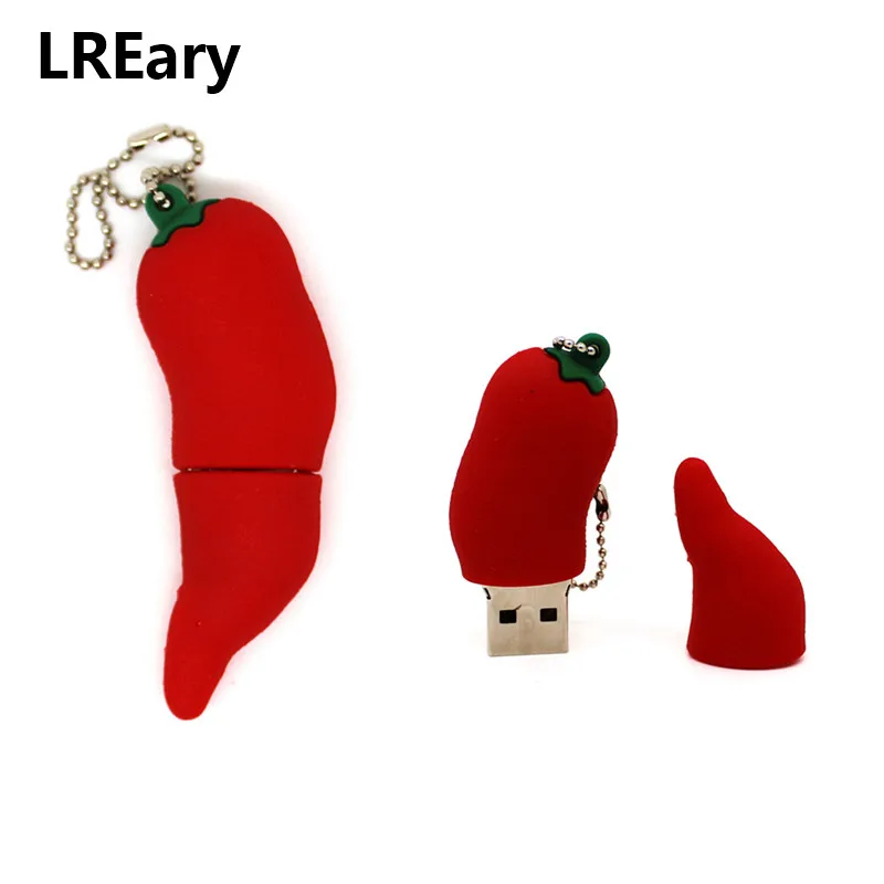 Все виды модель овощей USB флэш накопитель Кукуруза/морковь/Красного перца карта