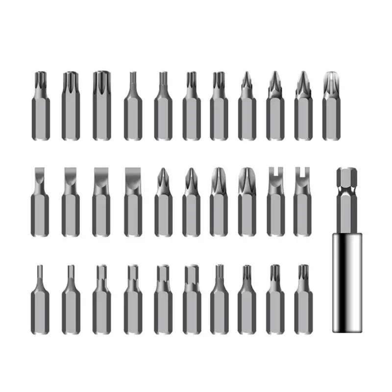 32 шт. Screwdriver Набор отверток с крестовыми прорезями Torx Bit, инструменты для ремонта компьютера, многофункциональная отвертка, набор