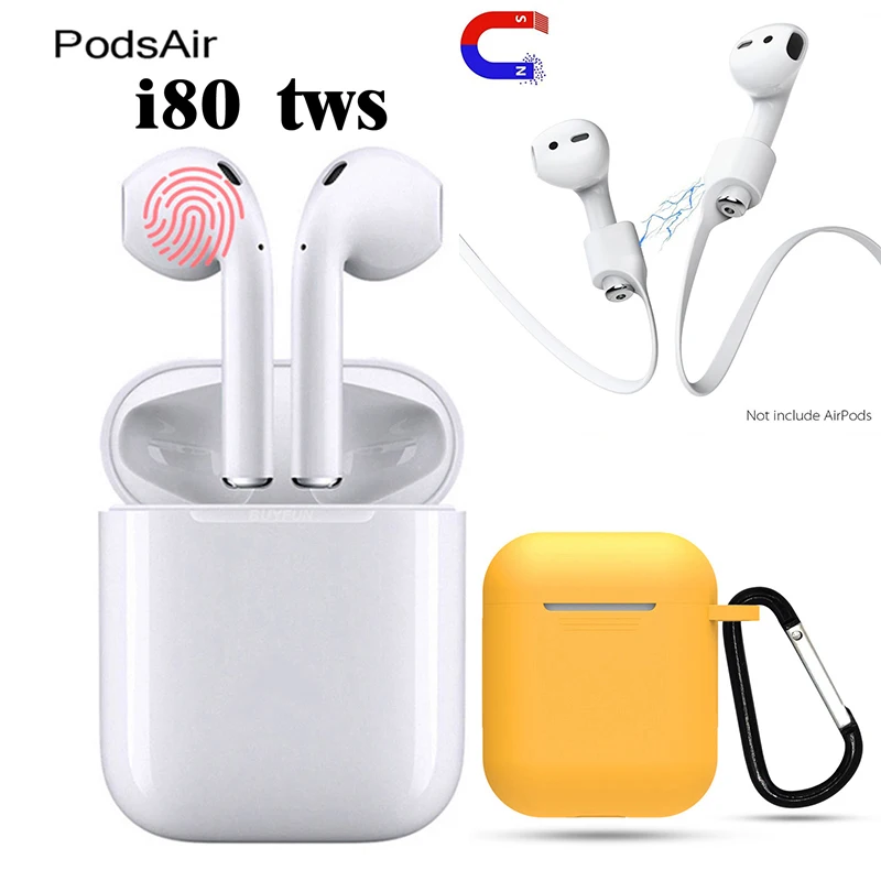 

PodsAir i80 tws wireless Bluetooth Bluetooth 5.0 touch headset game pk i16tws i18tws i20tws XY pods bone conduction