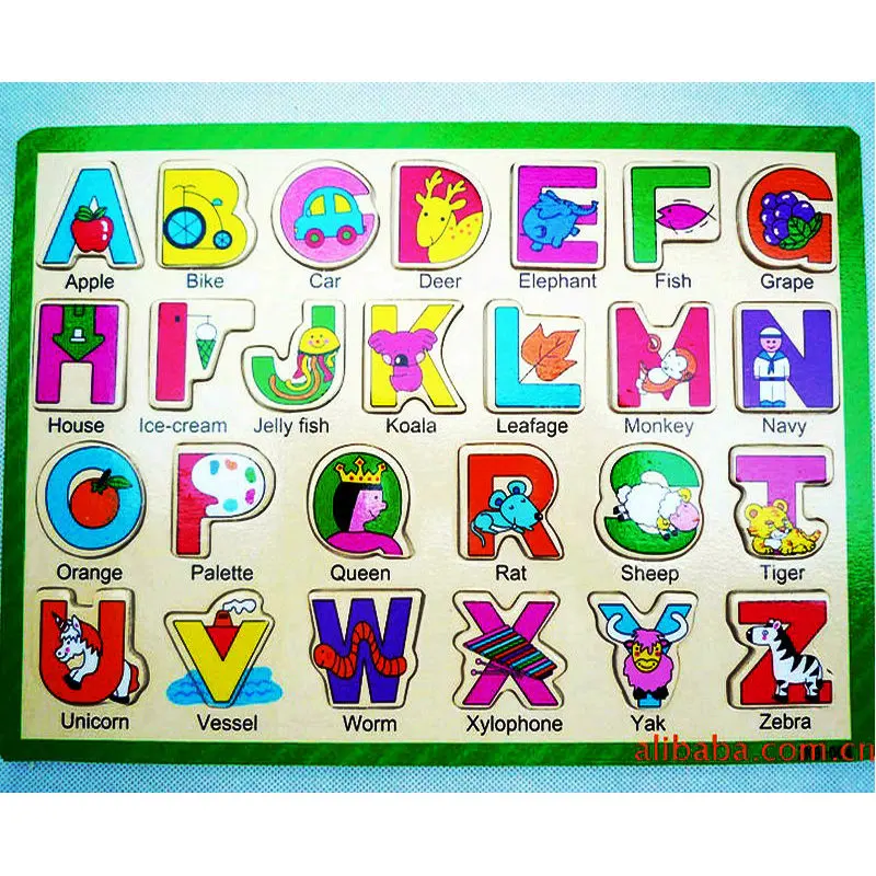 Free shipping Kids Digital puzzle+Animal puzzles 2PCS, wooden education toys child toy wooden puzzle baby toy educational toys