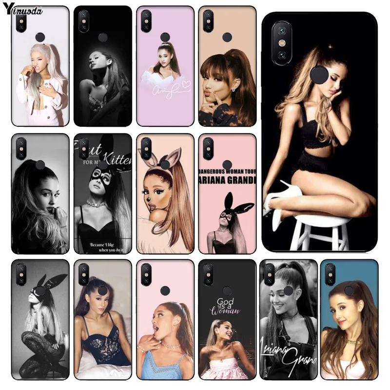 Yinuoda Cat Ar Ariana Grande черный ТПУ мягкий резиновый чехол для телефона xiaomi mi 6 8 se note2 3 mix2
