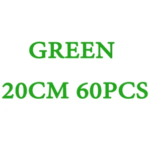 60 шт./лот анти-укус рыболовные провода линии трассировки проволочный вдеватель с шарнирным соединением Дуо-запор Fly поводок для рыболовного грузила леска 15/20/30 см X318 - Цвет: GREEN20CM60PCS