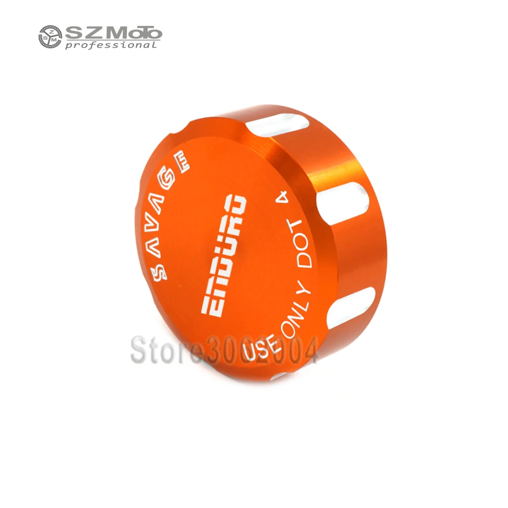 

For KTM 690 Enduro R 2006-2017 Rear Brake Cylinder Cover Reservoir Motocycle Accessories Oil Fluid Cap Tank Cup orange Logo