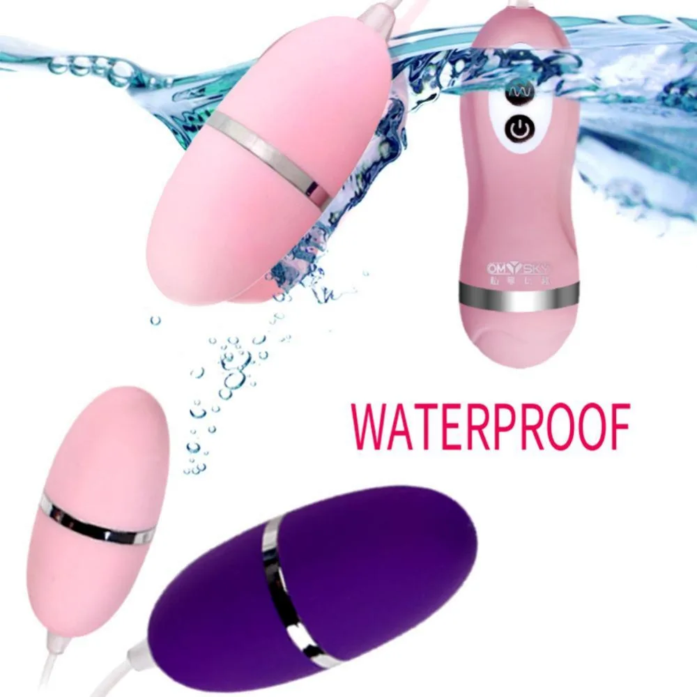 Double Vibrating Eggs Vibrator Massager Sex Toys Wired and Waterproof for Woman Vaginal Anal Clitoris Stimulator
