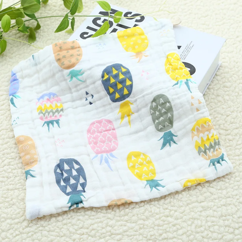 2pcs Pack 30*30cm 100% Cotton Towel Gauzel Washcloth Newborn Baby Stuff Nursing Accessories Boys Girls Towel