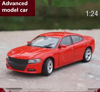 

1:24 R/T Charger advanced alloy car toy,High simulation diecast metal model toy vehicle,Precious collection model free shipping