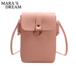 Mara мечта из модного кожзаменителя Для женщин Курьерские сумки телефон клатч для девочек Shouler сумка женская Flap Crossbody Bag Bolsas Feminina