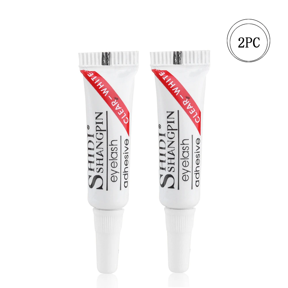 

1PC 2ml Simple Size Adhesive False Eyelashes Glue Double Eye Lash Extension Eyelid Beauty Cosmetic Makeup Tools White