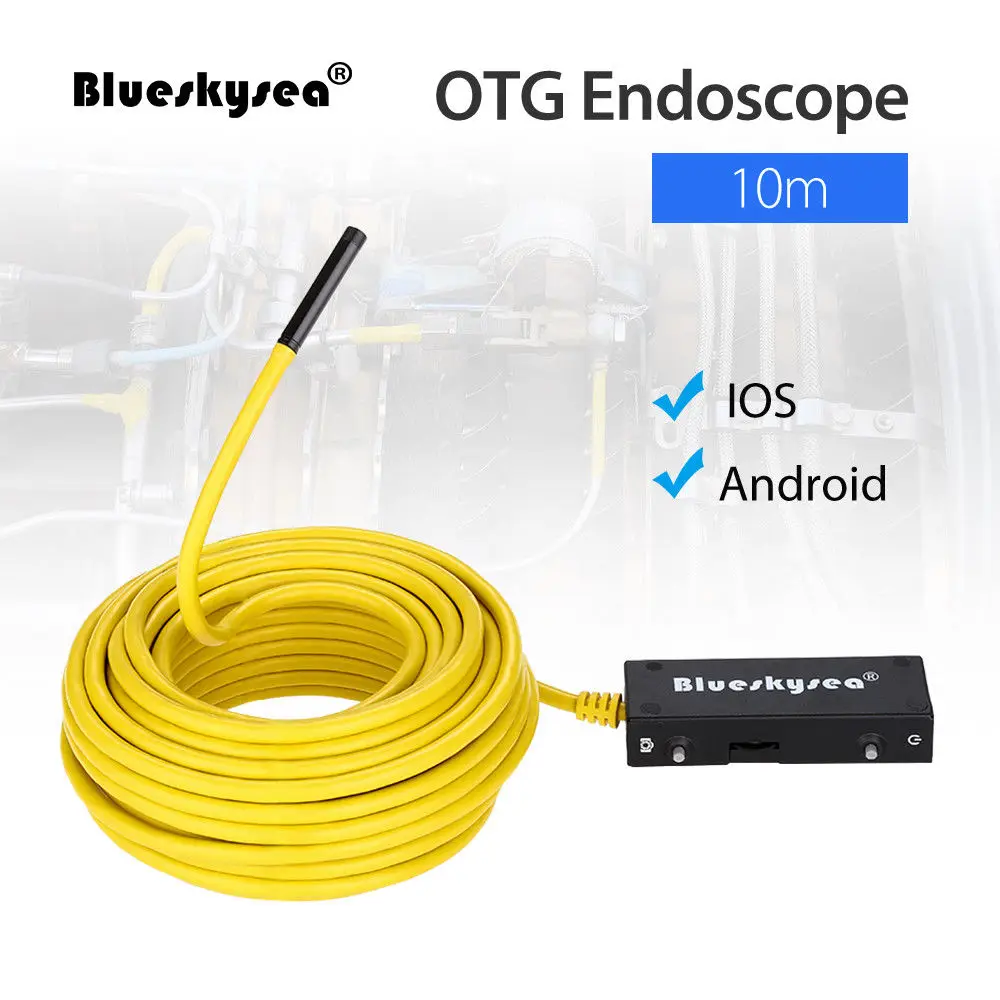 

OTG Endoscope Inspection Camera 5.5mm 10M 2MP Video For IOS Android Smartphone