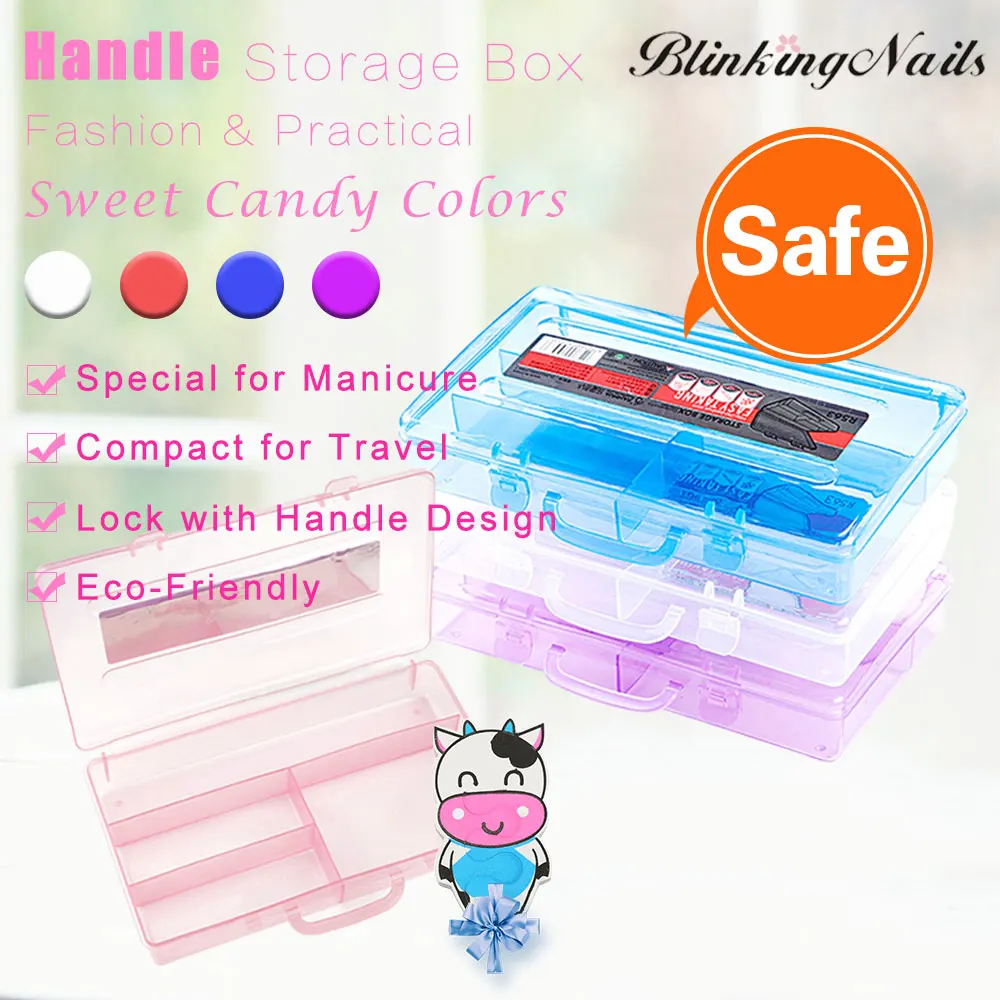 BlinkingNails Handle Storage Case for Manicure Nail Tools Set of